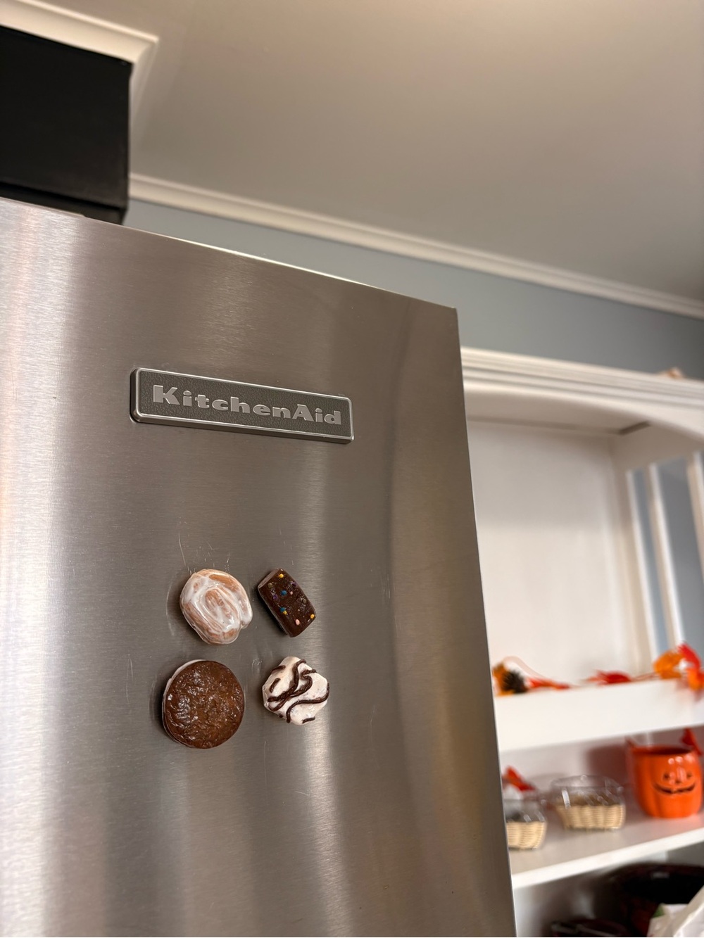 Hand crafted magnets - little Debbie